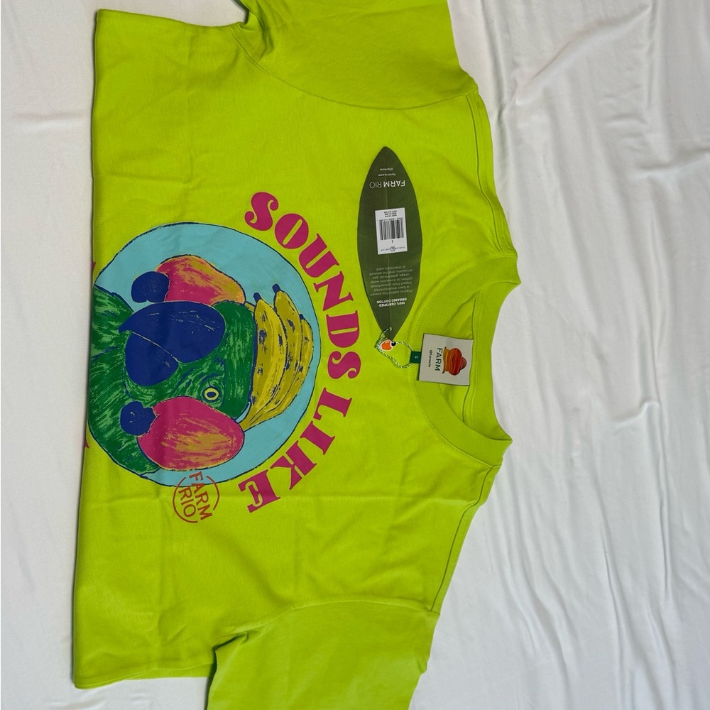 Lime Green Graphic T-Shirt - image 3